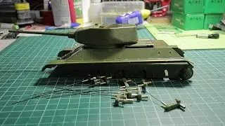 Делаем балансиры на торсионах. Танк Т-34-85 в масштабе 1:35