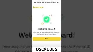 Сэкономьте 20% на комиссиях Binance на ВСЮ ЖИЗНЬ! | Реферальный код Binance: QSCXU3LG