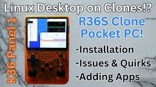 Linux Desktop on R36S Clones - Turning R36S Clones into a Pocket PC!