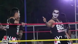 La Secta (Ozz/Cuervo/Escoria) vs Octagón Jr/Aerostar/Mistezyz Jr con Promotora Gala en Jiutepec.