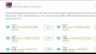 КАК ДОНАТИТЬ ЧЕРЕЗ ГАРЕНУ ШОП ВО ФРИ ФАЕР! ДОНАТ ВО ФРИ ФАЕР!