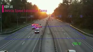 KBY-AI Vehicle Speed Estimation Demo