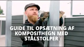 Sådan Monterer Du Komposit Hegn Med Stålramme