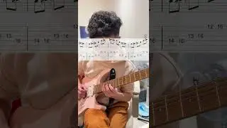 Cool guitar riff that wasn't written on guitar #guitar #guitarsolo #guitarist