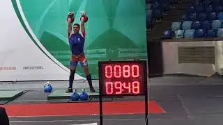 ЧМ 2022 Индия гиревой спорт толчок ДЦ Семен Селиверстов