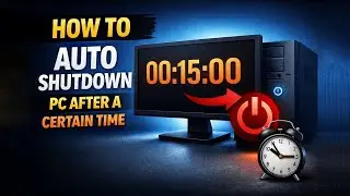How to Automatically Shutdown PC After Certain Time | Windows 11 Tutorial