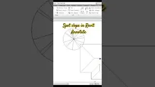 How to mark #slope| Revit architecture |#shorts