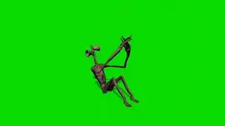 Siren head vfx making green screen video