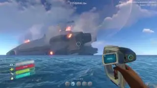 Subnautica. Взрыв Авроры
