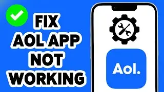 How To Fix AOL App Not Working Problem 2024 | Solved AOL Mail Not Working In iPhone
