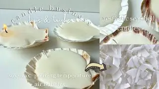 how we make our aesthetic candles using soy-wax | candle-making tips & hacks for beginners
