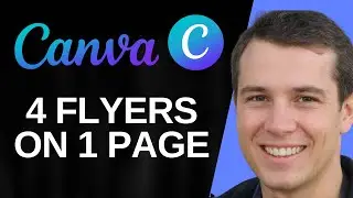 How To Make 4 Flyers On One Page In Canva (Quick & Easy)