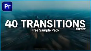 40 Free Smooth Transitions Presets Pack for Adobe Premiere Pro.