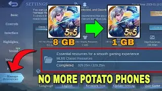 Mobile Legends Best Settings for a SMOOTH GAMING EXPERIENCE | Manage Resources Settings