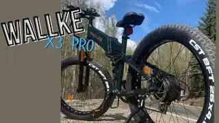 WALLKE X3 PRO: FULL SUSPENSION FOLDING, FAT TIRE, E BIKE. #shorts
