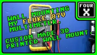 Wall Mounting my Fluke 87v Multimeter - Custom Made 3D Printed Wall Mount