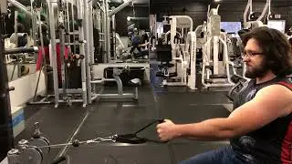 1-Arm 200LB Cable Row!!!