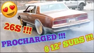 PROCHARGED BOX CHEVY ON 26S WITH CRAZY POWER