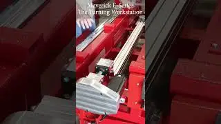 Maverick E-Series.  Adding the turning center  #woodworking #wood #cncwoodlathe
