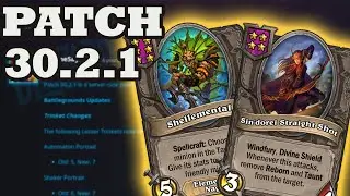 Trinket Cost Balancing! Patch 30.2.1 Hearthstone Battlegrounds