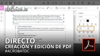 Creación y edición de documentos PDF en Acrobat DC By @WbolanosCo