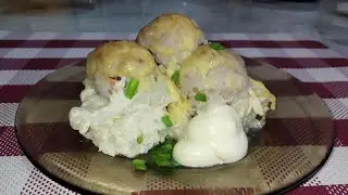 Цветная КАПУСТА с ТЕФТЕЛЬКАМИ в духовке. Вкусно и полезно!