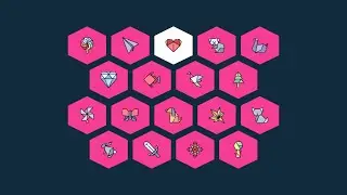 Hexagon Hover Transition CSS