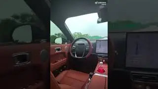 Li Auto car being driven on the highway without a driver