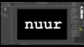 Tutorial 5: Gimp for beginner | Put an image inside a text