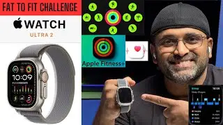 Apple Watch Ultra 2 | Fat to Fit Challenge | Best Fitness Watch | Workout Sleep Steps Count #workout