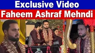 Faheem Ashraf Rasm e Hina ceremony | Faheem Ashraf Wedding