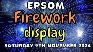 Hook Road Arena Fireworks display in Epsom | Saturday 9th November 2024