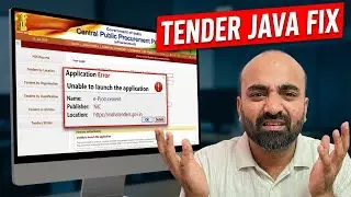 Fix Unable to Launch Application Java Error in e-Tender  JNLP File Error in eProcurement 