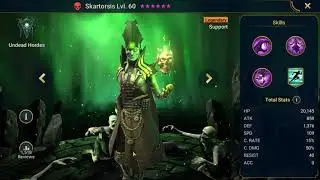 Raid Shadow Legends Hero Showcase Skartorsis lv 60