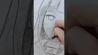How to draw Hinata Hyuga 