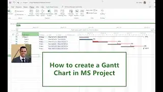 How to Create a Basic Gantt Chart in Microsoft Project 2022