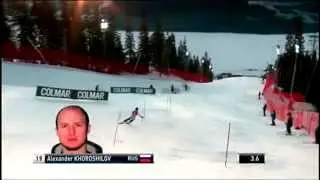 Александр Хорошилов - пятый после первой гонки в слаломе на этапе КМ в Оре