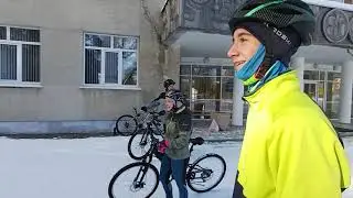 Велотренировки по снегу
