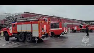 В российском Тольятти произошел большой пожар