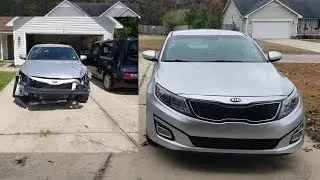 Salvaged 2015 Kia Optima Finally Fixed!!