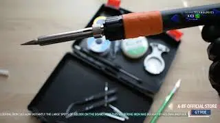 A-BF GT90E Soldering Iron Kit 90W Electric LED Display Adjustable Temperature