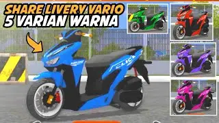 Share livery vario 5 varian warna || Geng Motor Multiplayer
