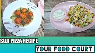 Aalu Suji Pizza Recipe |Healthy Pizza Recipe |Your Food Court