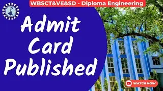 Admit Card Published for 2nd, 4th & 6th Semester Examination