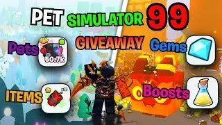🔴LIVE | PET SIMULATOR 99 FREE PETS & GEMS GIVEAWAY 💎| Roblox