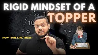 A topper student mindset - They don't do this ! Rajwant sir honest life talk
