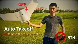 DIY RC Plane with GPS & F4V3S INAV | Auto Takeoff & Return to Home!