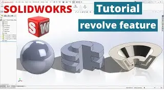 revolve boss base command in solidworks | solidworks tutorials for beginner