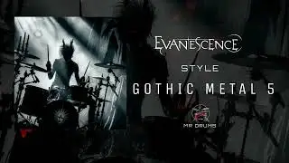 Gothic Metal Drum Track | Evanescence Style | 144