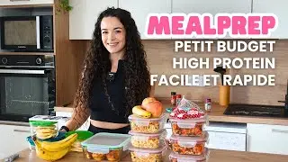 MEALPREP 2000 kcal | 3 jours de repas préparés en 2h ✨